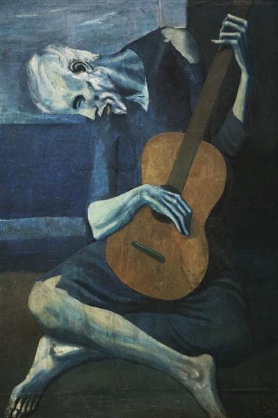 El viejo guitarrista ciego