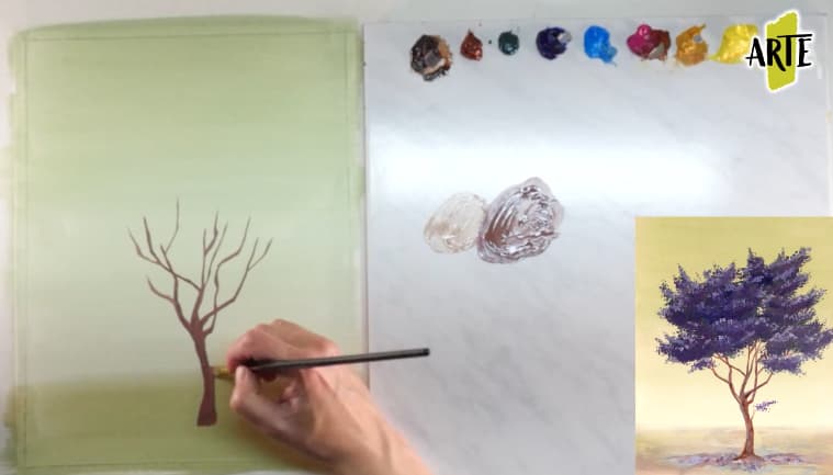 Cómo pintar un árbol en 8 pasos